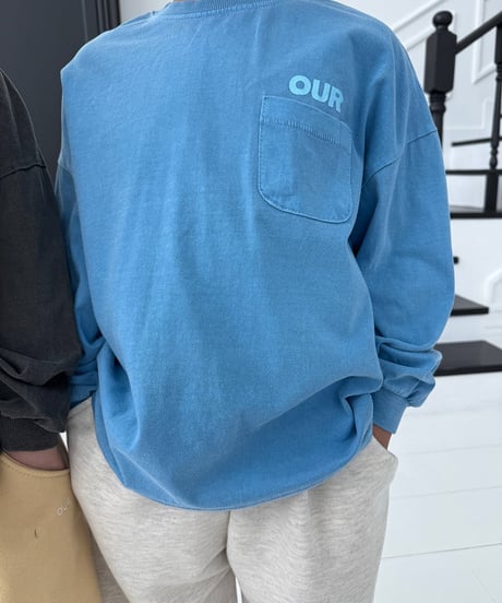 【OUR】【予約商品】pigment long tee【90-160cm】