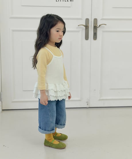 【LITTLE HI】【予約商品】soft color loose socks