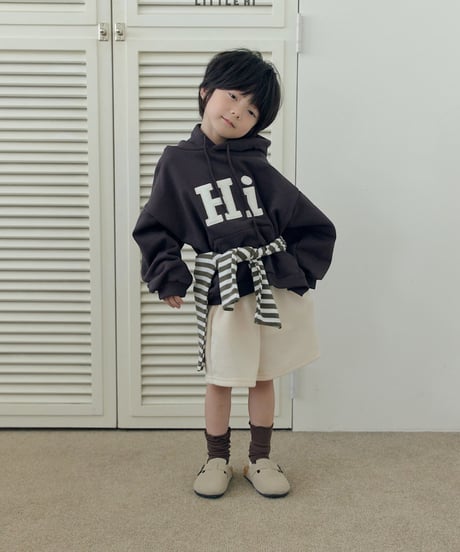 【LITTLE HI】【予約商品】Hi hood parka【80-120cm】