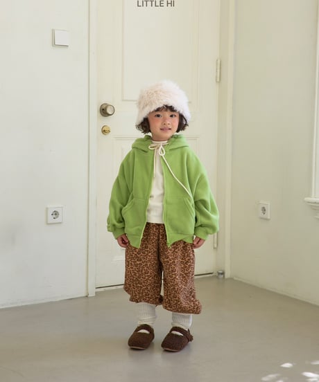 【LITTLE HI】【予約商品】leopard sweat pants【80-120cm】