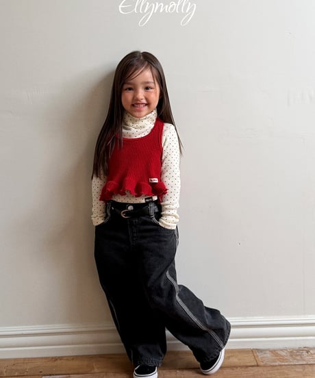【Ellymolly】【予約商品】holter neck tops【70-130cm】