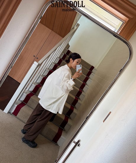【saintdoll】【予約商品】BIG shirt【90-MOM】