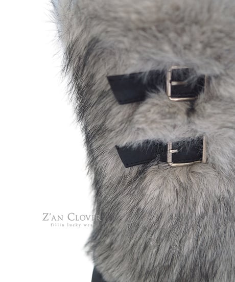 【ZANCLOVER】【予約商品】fur boots【16-22cm】