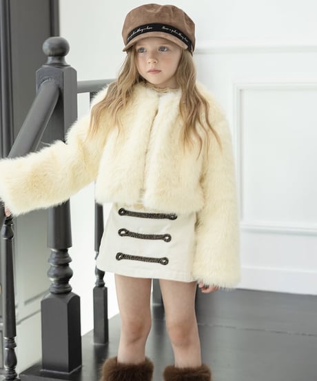 【ZANCLOVER】【予約商品】single fur jacket【70-150cm】