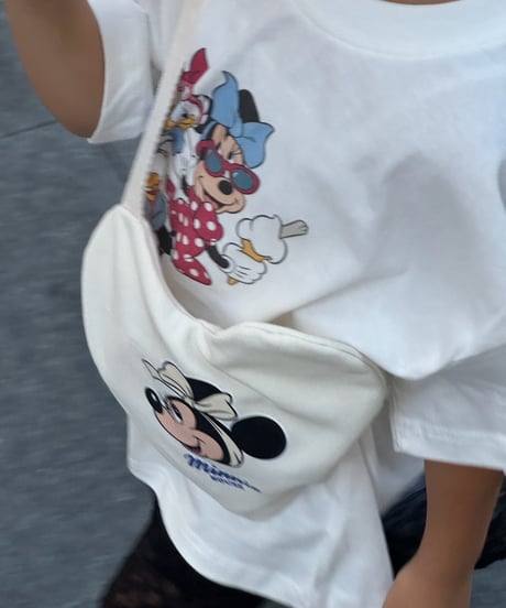 Minnie×daisy tee【90-130cm】【MOM】