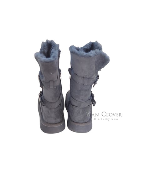 【ZANCLOVER】【予約商品】long mouton boots【16-22cm】