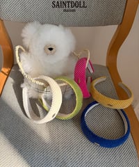 【saont doll】【予約商品】color velours head band