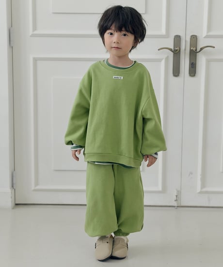 【LITTLE HI】【予約商品】color sweat setup -TOPS-【80-120cm】