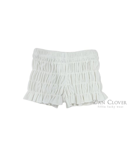 【ZANCLOVER】【予約商品】velours shirring short pants【70-150cm】