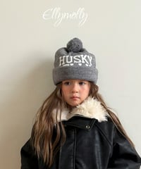 【Ellymolly】【予約商品】Husky Elly ponponknit cap