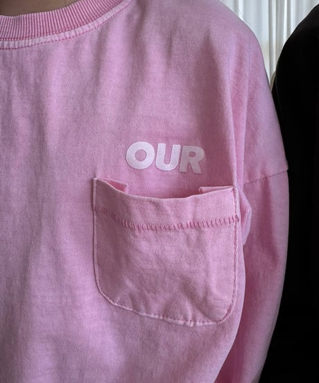 【OUR】【予約商品】pigment long tee【90-160cm】