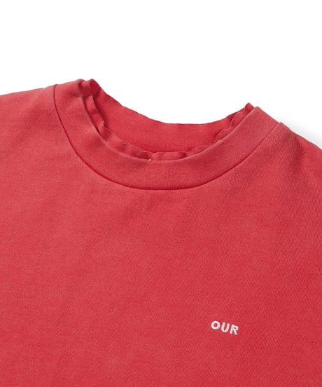 【OUR】【予約商品】waffle layered long tee【90-160cm】