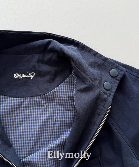 【ELLYMOLLY】【予約商品】big silhouette  reversible jacket【80-150cm】【２WAY】