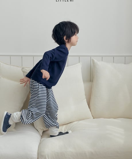 【little hi】【予約商品】border pants【80-120cm】