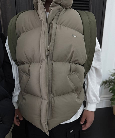 【OUR】【予約商品】down vest 【90cm-MOM】