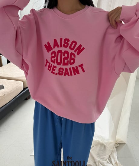 【saintdoll】【予約商品】Maison saint pullover【90-MOM】