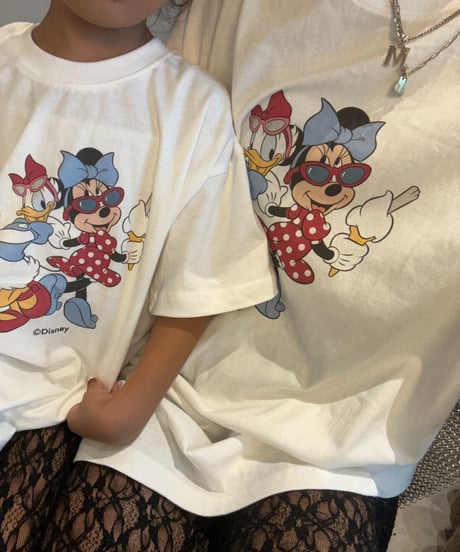 Minnie×daisy tee【90-130cm】【MOM】