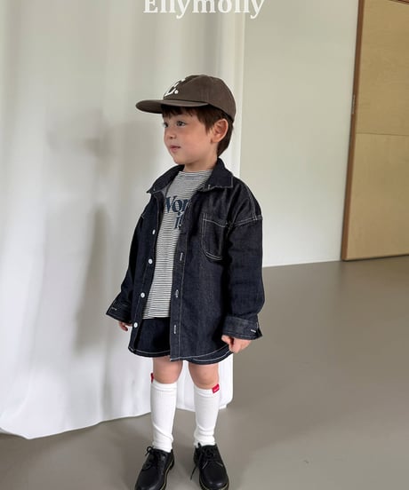 【ELLYMOLLY】【予約商品】denim short pants【80-130cm】