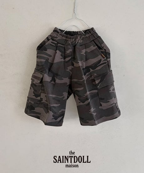 【saont doll】【予約商品】camouflage wide middle pants【90-150cm】