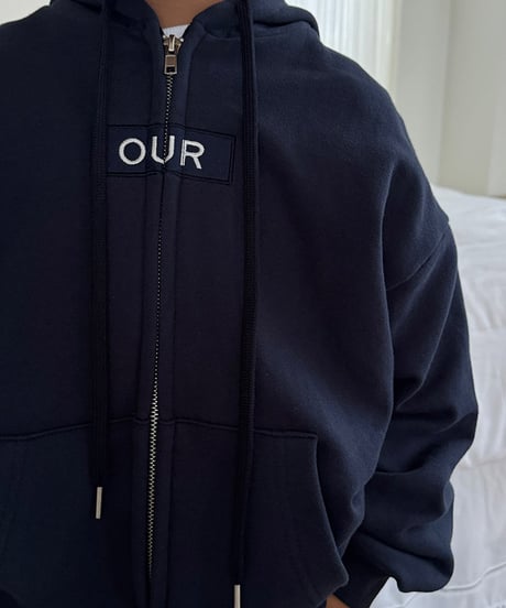 【OUR】【予約商品】front logo parka【90-160cm】