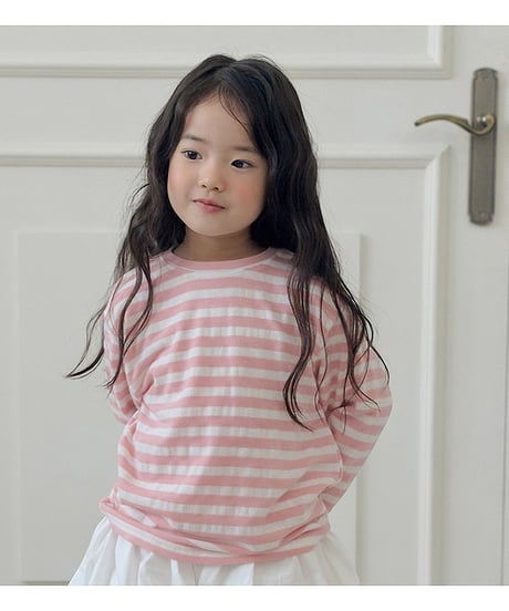 【little hi】【予約商品】border long tee【80-120cm】