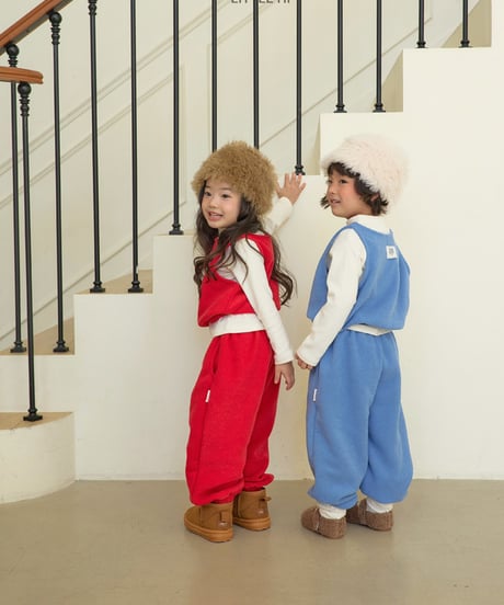 【LITTLE HI】【予約商品】fleece setup -vest-【80-120cm】