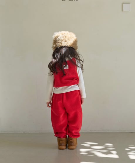 【LITTLE HI】【予約商品】fleece setup -pants-【80-120cm】