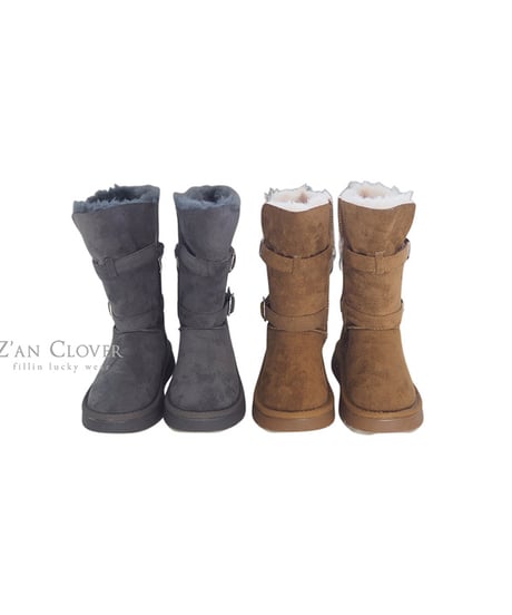 【ZANCLOVER】【予約商品】long mouton boots【16-22cm】