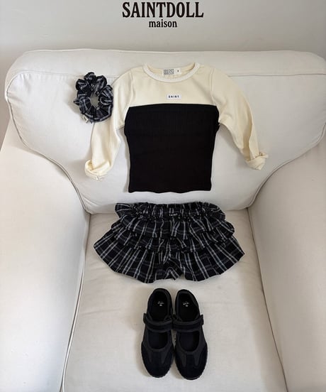 【saont doll】【予約商品】tierd frill miniskirt【90-150cm】