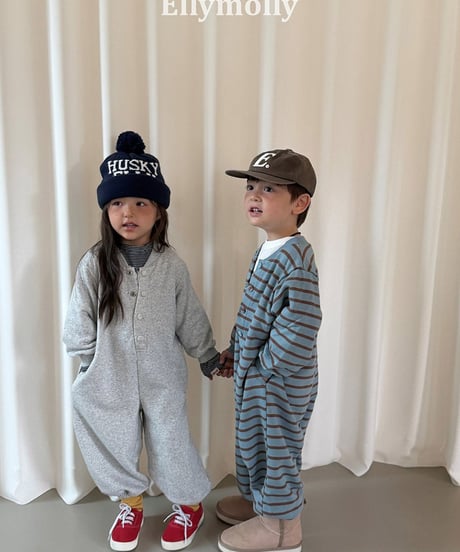 【ELLYMOLLY】【予約商品】cotton rompers【80-130cm】