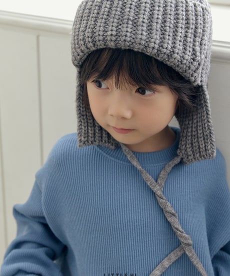 【LITTLE HI】【予約商品】flight knit cap