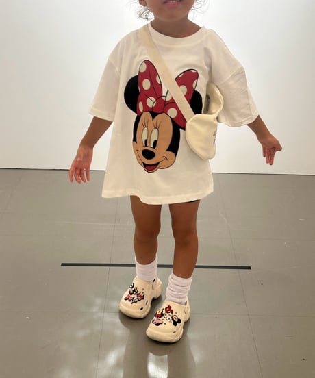 Minnie Big face tee【100cm-160cm】