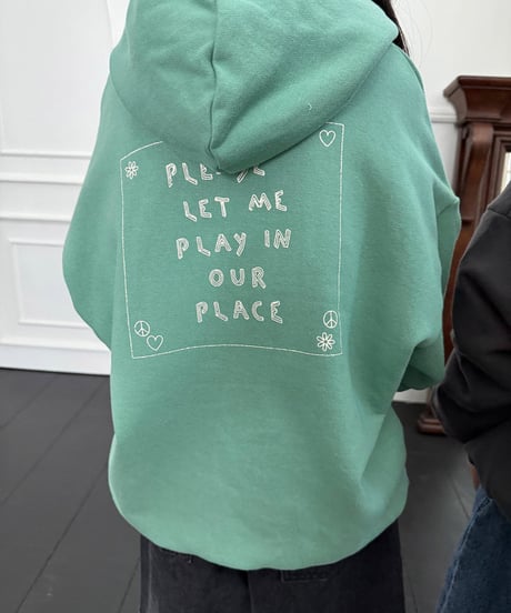 【OUR】【予約商品】刺繍＆backprint parka【90-160cm】