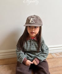 【Ellymolly】【予約商品】multi border lager tops【70-150cm】