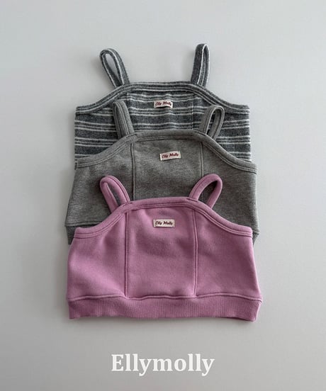 【ELLYMOLLY】【予約商品】sweat short camisole【80-130cm】