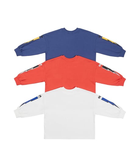 【OUR】【予約商品】”OUR racing” print long tee【90-160cm】