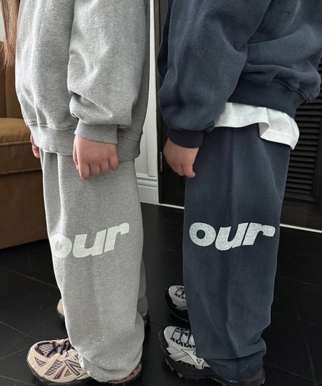 【OUR】【予約商品】LOGO tiedye setup【90-160cm】