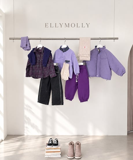 【Ellymolly】【予約商品】jogger pants【70-150cm】