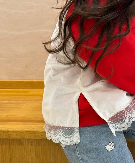 【saont doll】【予約商品】color simple pullover【MOM】