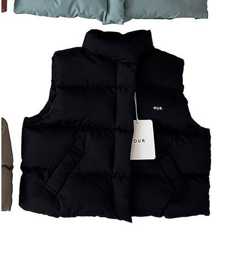 【OUR】【予約商品】down vest 【90cm-MOM】