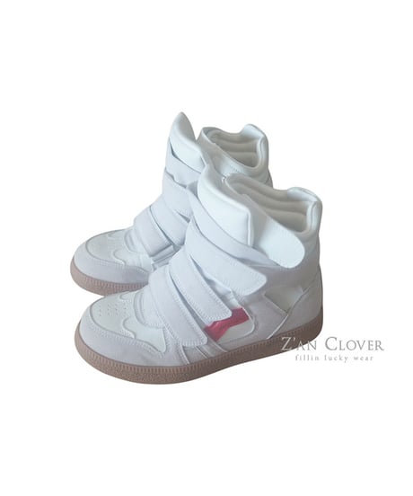 【ZANCLOVER】【予約商品】belt hightop sneakers【23-25cm】