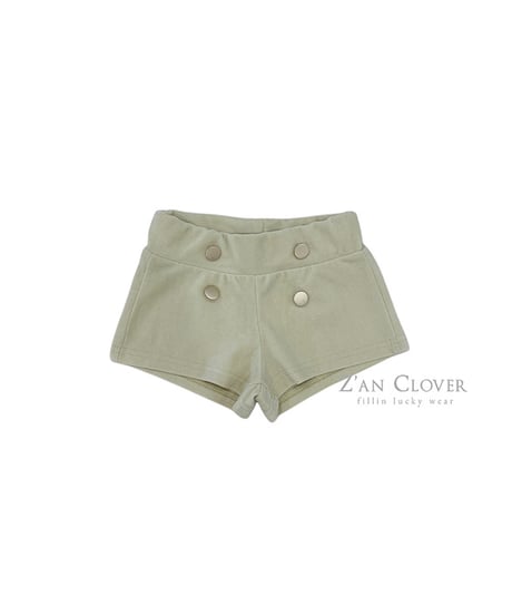 【ZANCLOVER】【予約商品】velours short pants【70-150cm】