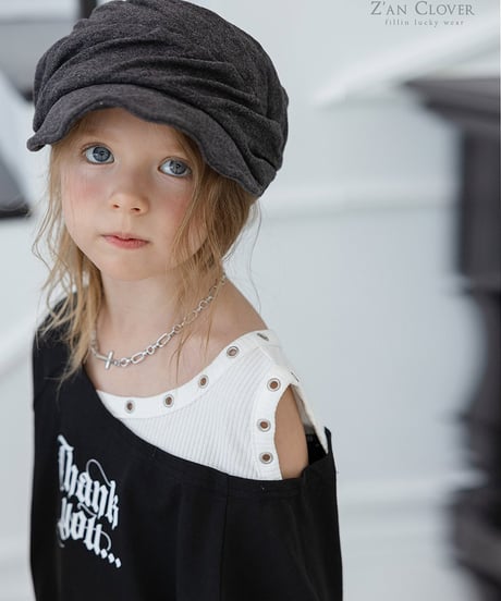 【ZANCLOVER】【予約商品】offshoulder layered pullover 【70-150cm】