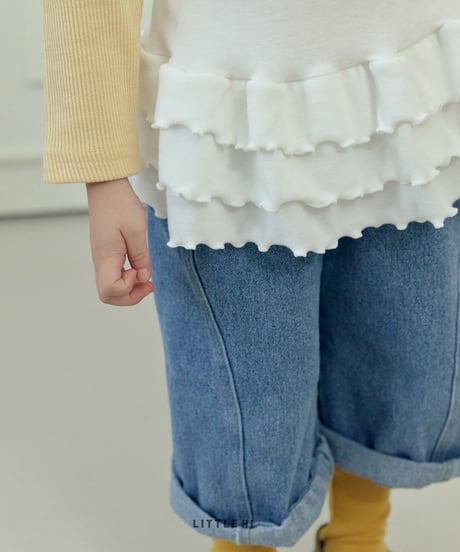 【LITTLE HI】【予約商品】frill camisole one-piece【80-120cm】