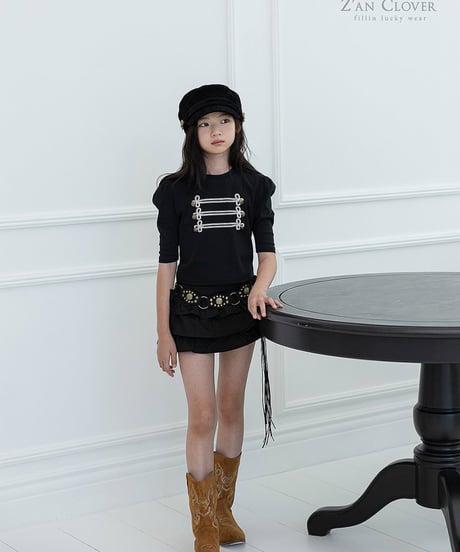 【ZANCLOVER】【予約商品】western boots【17.0-23.0㎝】