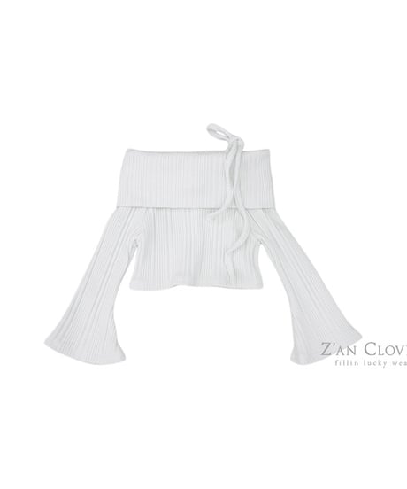 【ZANCLOVER】【予約商品】offshoulder knit tops【70-150cm】