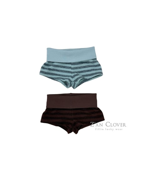 【ZANCLOVER】【予約商品】border knit short pants【70-150cm】