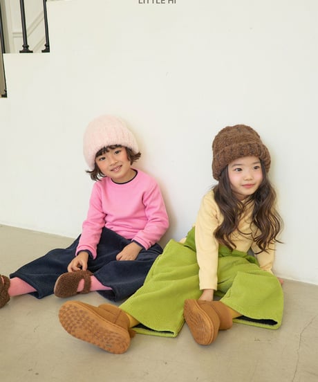 【LITTLE HI】【予約商品】colorful long tee【80-120cm】