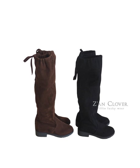 【ZANCLOVER】【予約商品】Knee high boots【17.0-25.0㎝】