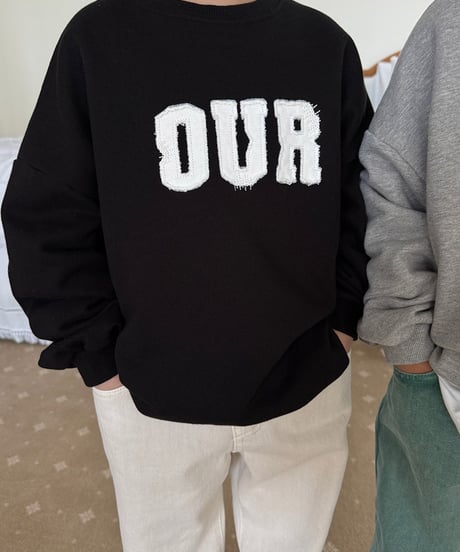 【OUR】【予約商品】LOGO wappen pullover【90-160cm】